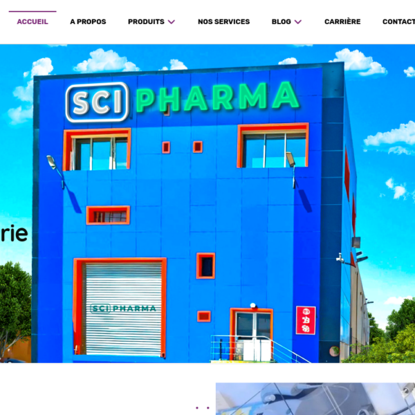 Accueil-SCI-Pharma